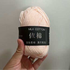 9 balls/lot 450g natural silk milk cotton yarn thick yarn for knitting baby wool
